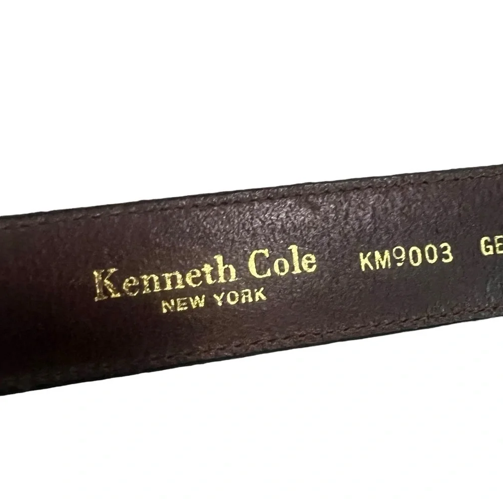 Kenneth Cole New York Brown‎ Italian Leather Belt 40